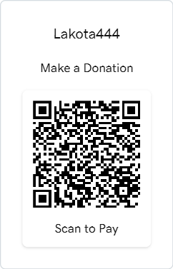 QR code for making a donation.